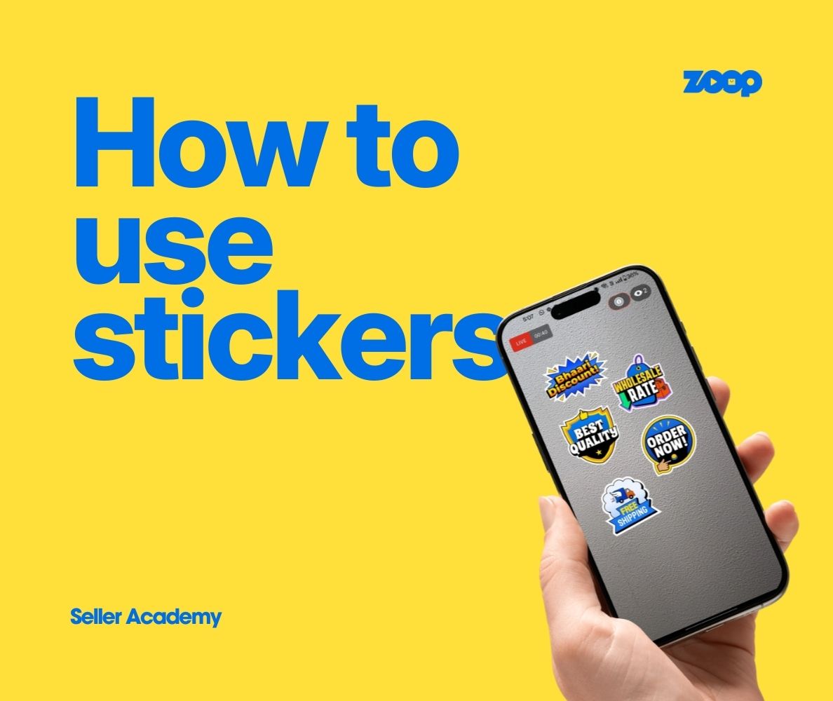 How to use stickers