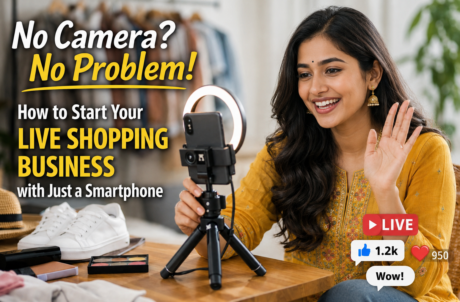 Start Live Commerce With A Smartphone: The New Business Model