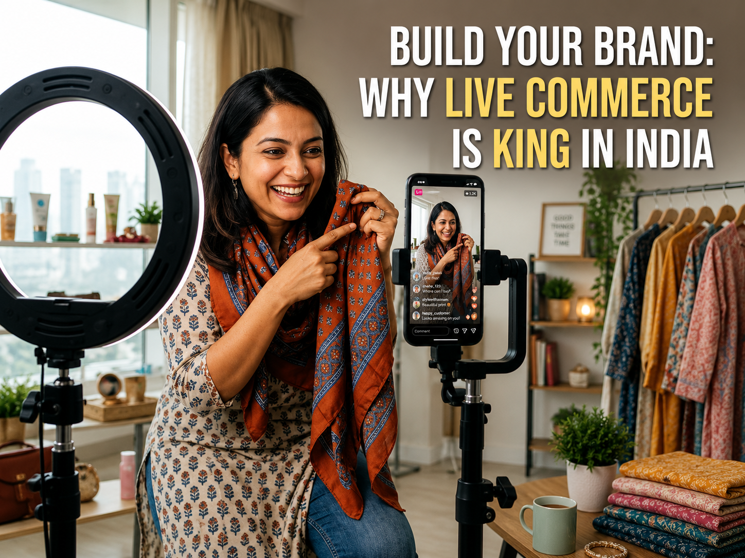 Build Your Brand: Why Live Commerce is King in India