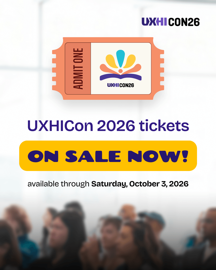 UXHI Conference Instagram post