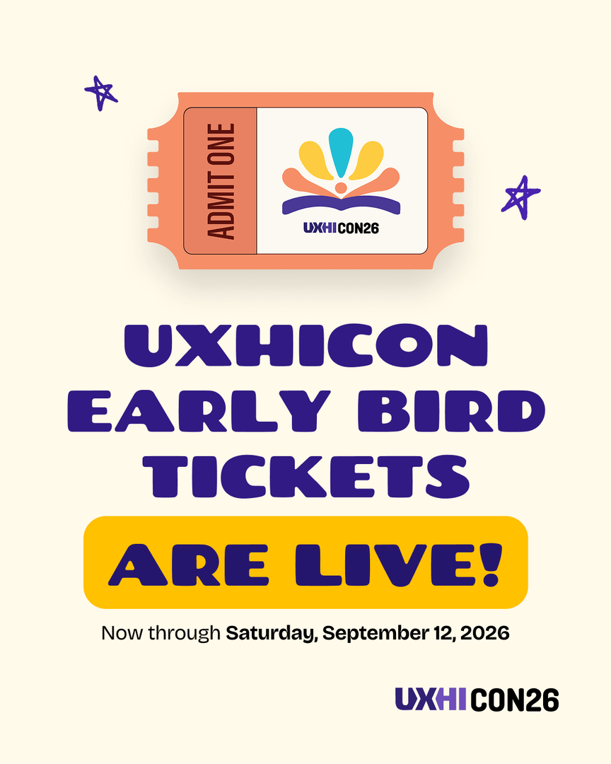 UXHI Conference Instagram post