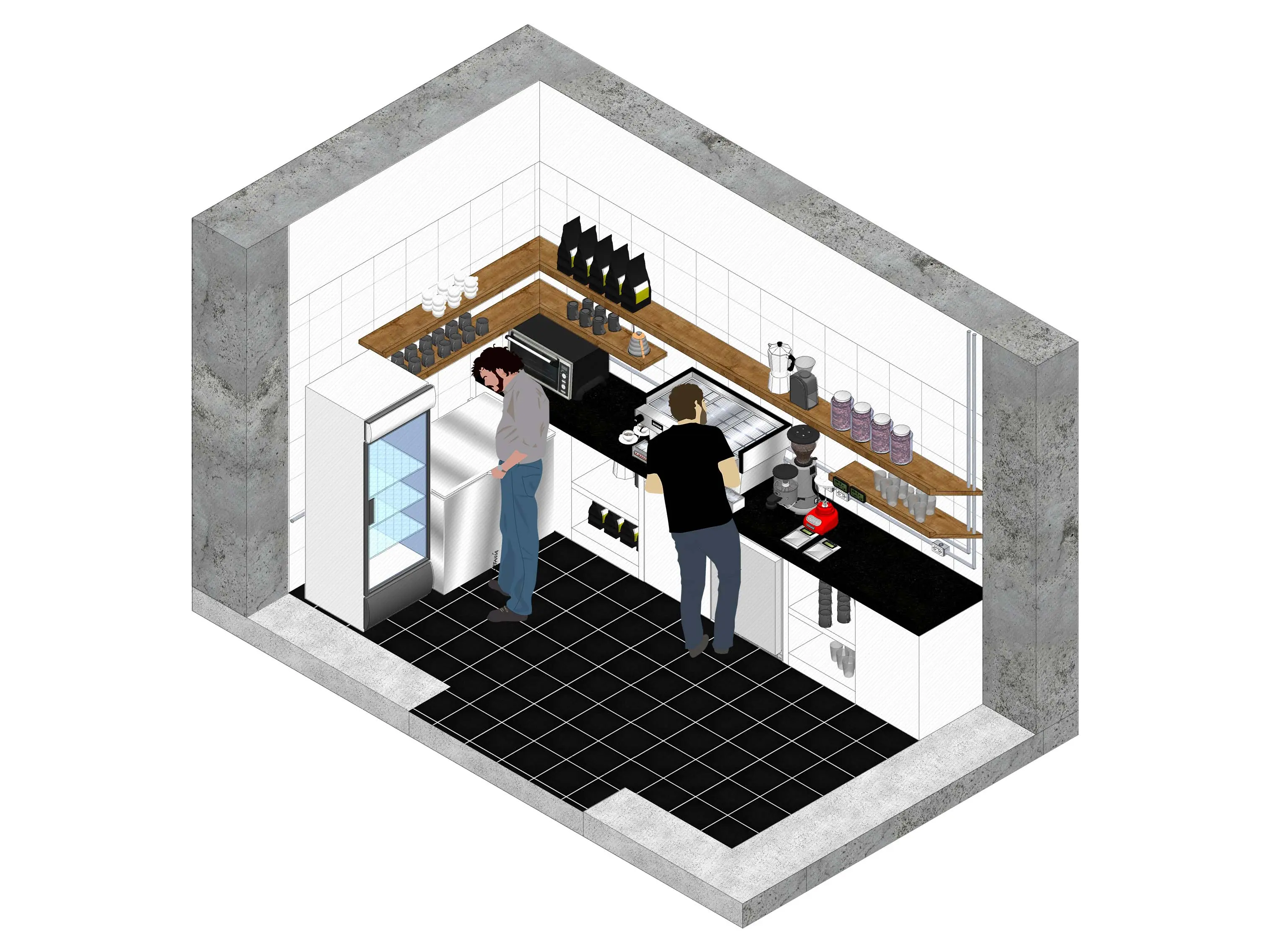 bar kitchen iso