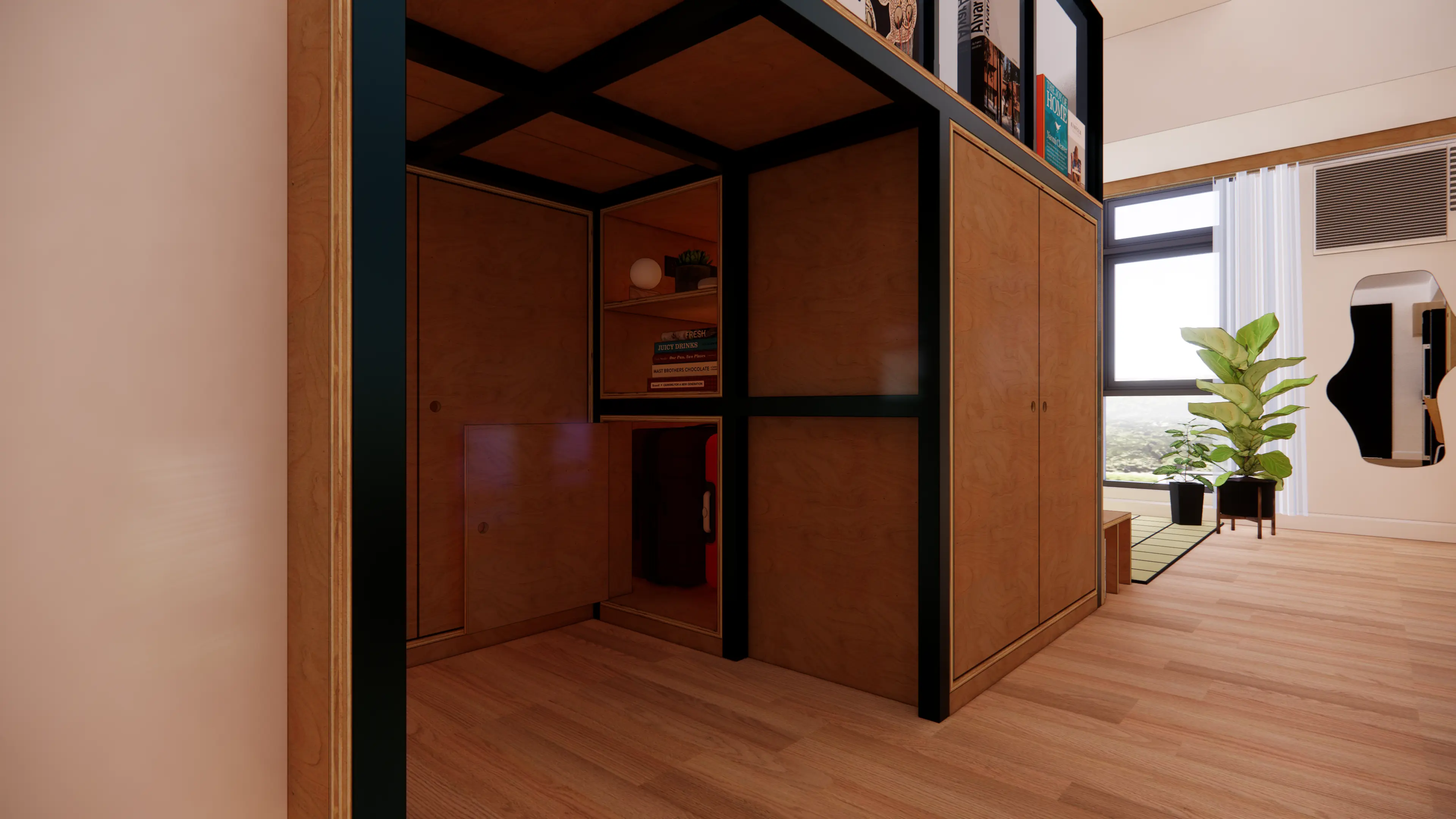 High Park closet details