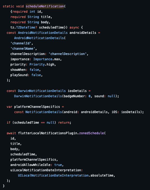 sample code