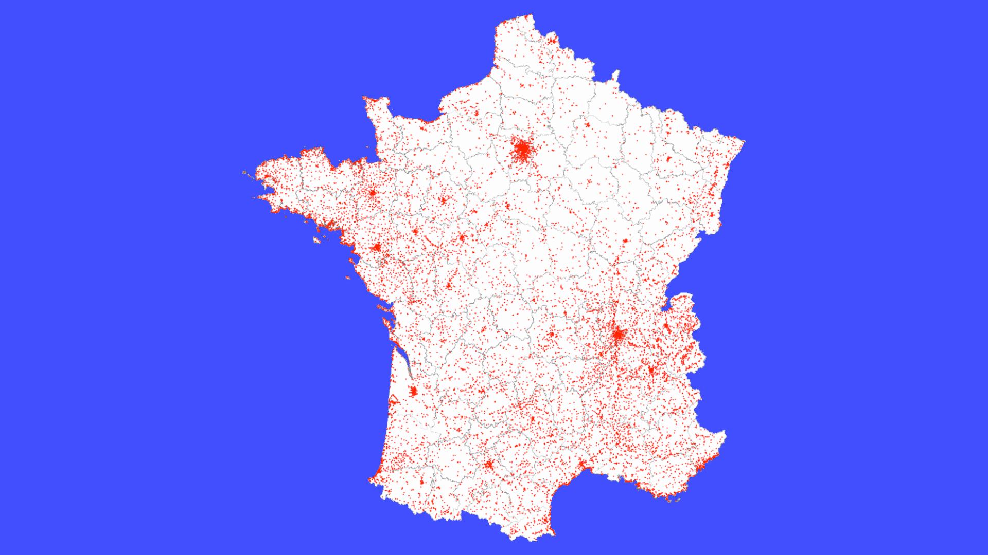 Découvrez la carte de France des toilettes publiques