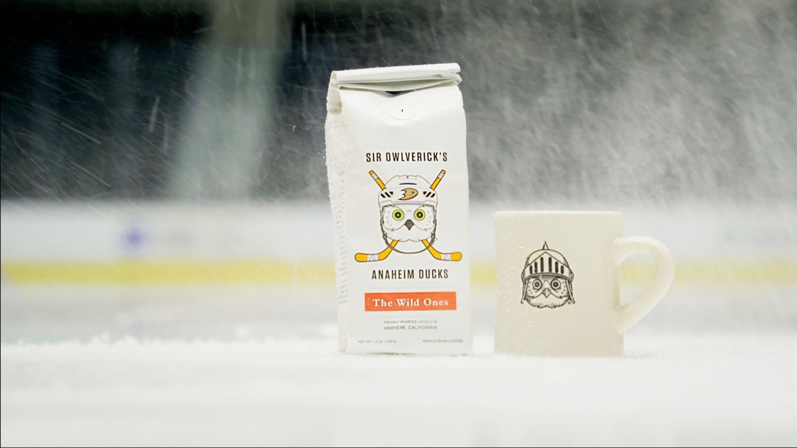 Sir Owlvericks (Wild Ones Coffee): Hero product snowy rink