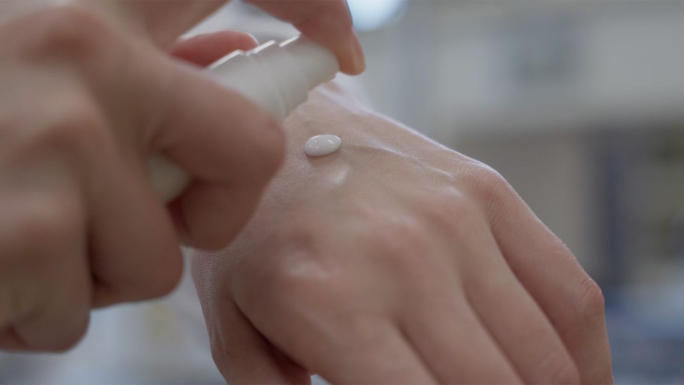 Product testing on skin