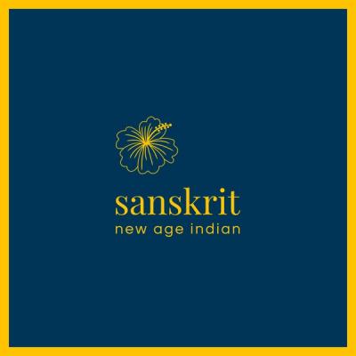 Sanskrit — new age indian logo