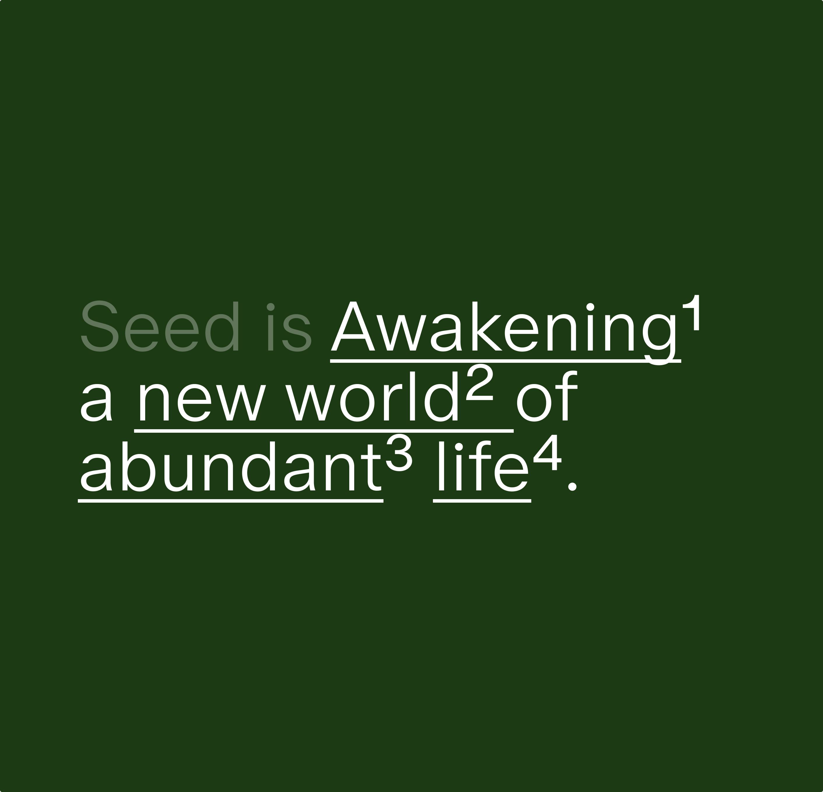 Seed left