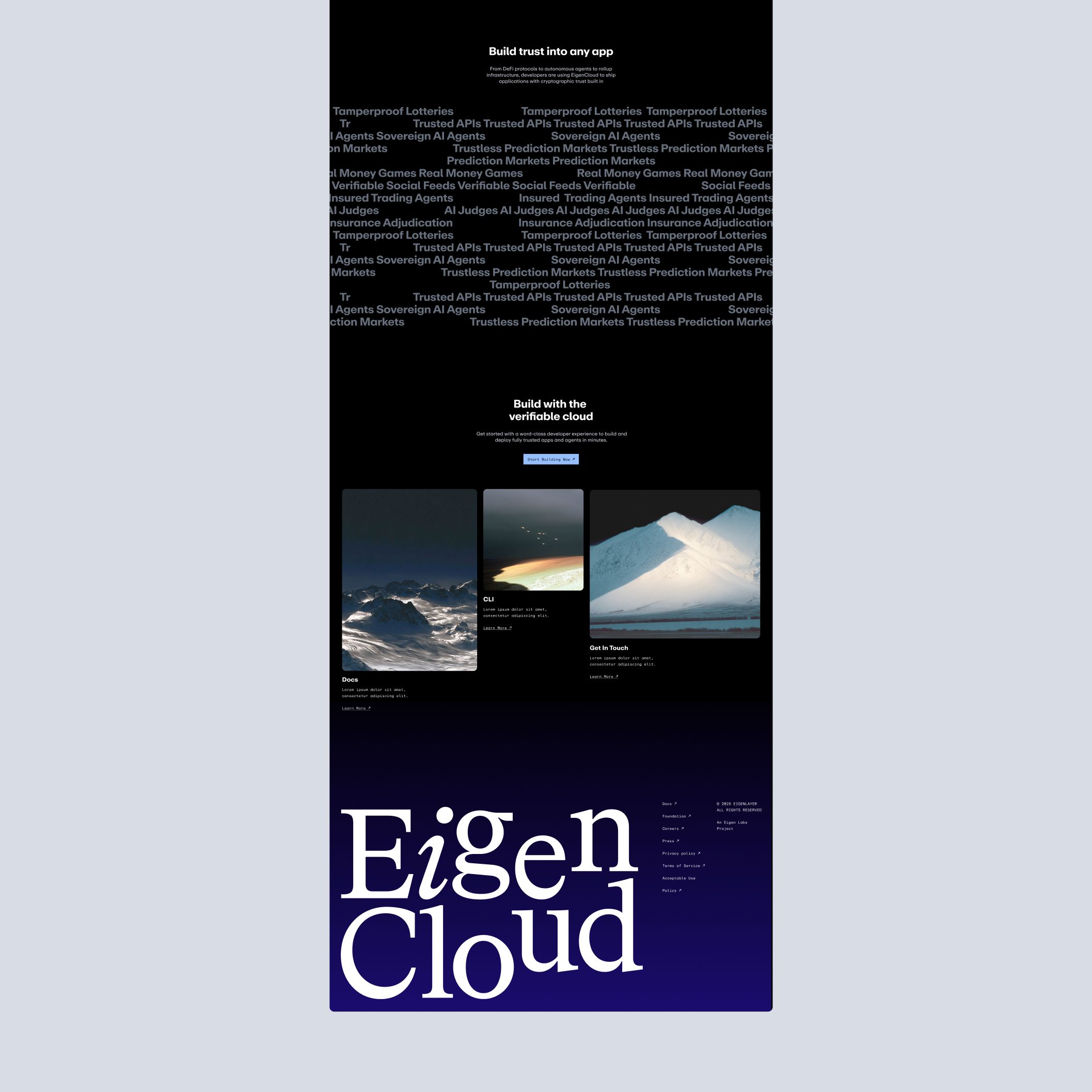 EigenCloud left