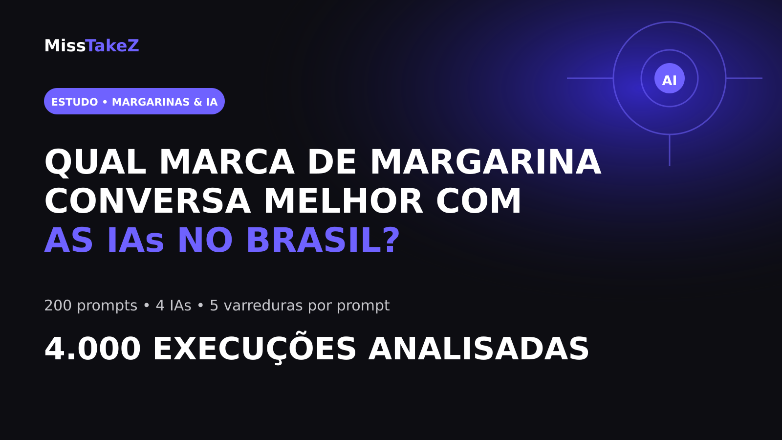 Qual marca de margarina conversa melhor com as IAs no Brasil?