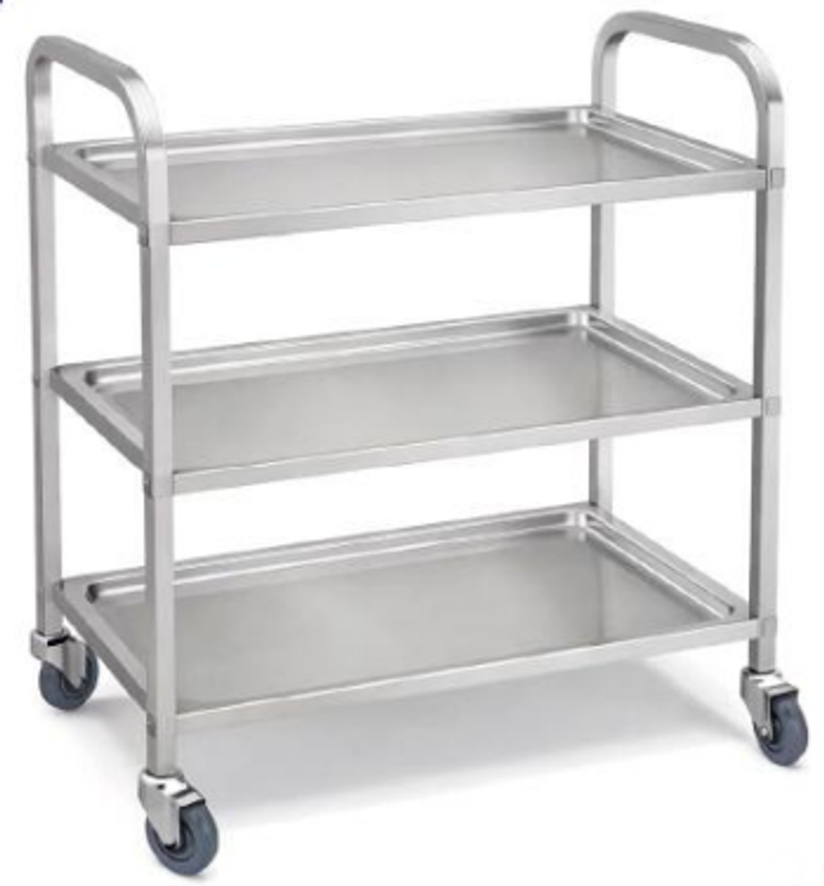 Stainless Steel Knock-Down Utility Cart