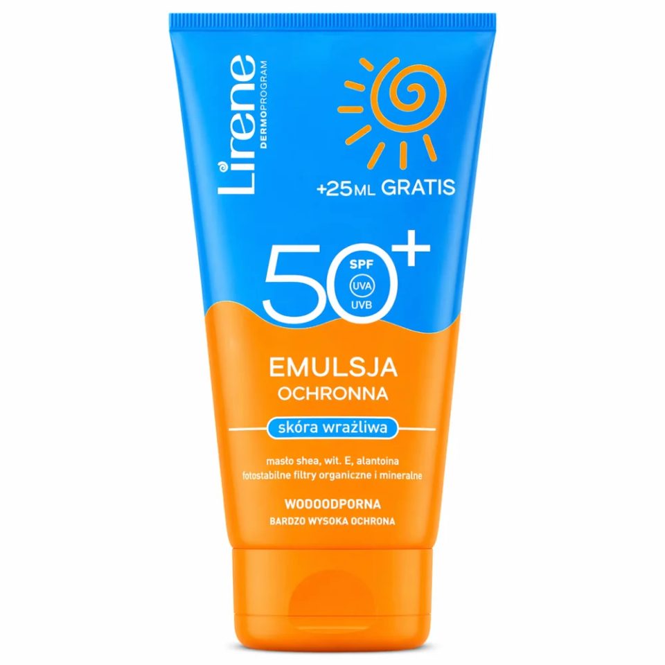 LIRENE EMULSION SPF50+ 175ML CORPS ET VISAGE ENFANTS ET ADULTES
