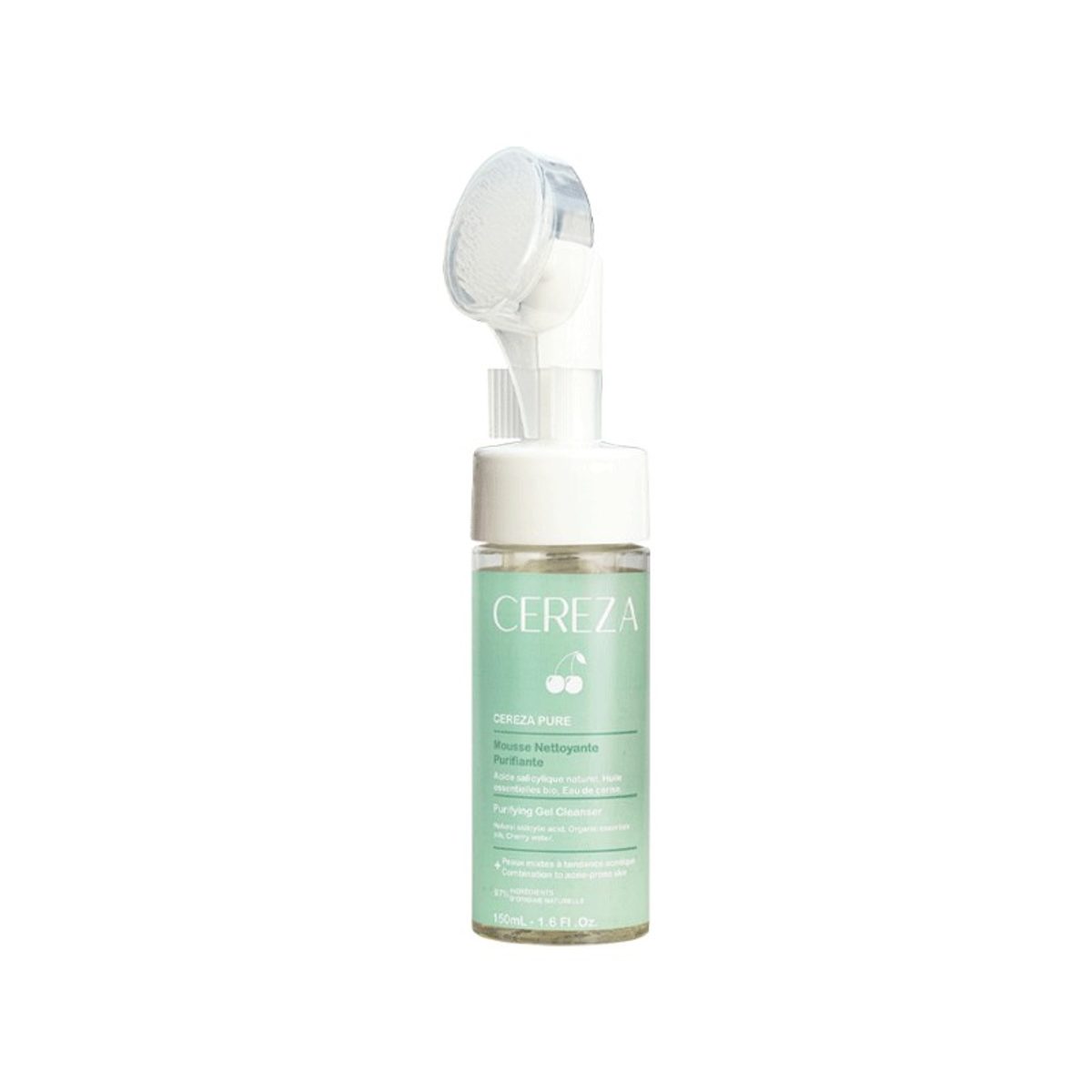 CEREZA PURE MOUSSE NETTOYANTE PURIFIANTE+BROSSE 150ML