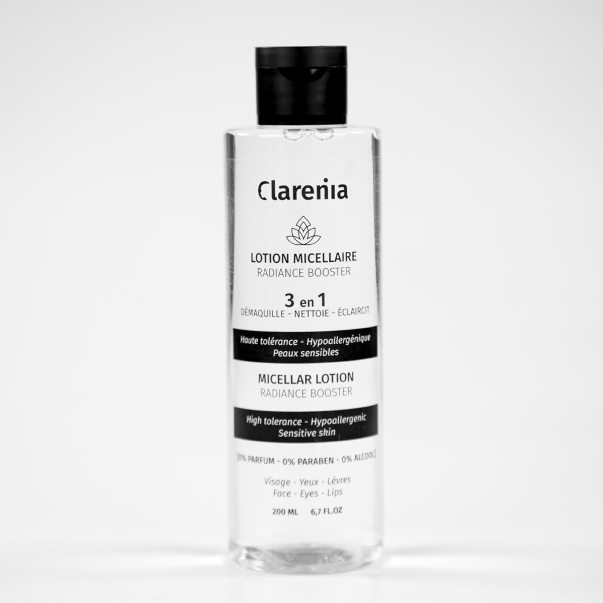 CLARENIA LOTION MICELLAIRE RADIANCE BOOSTER 3EN1 200ML