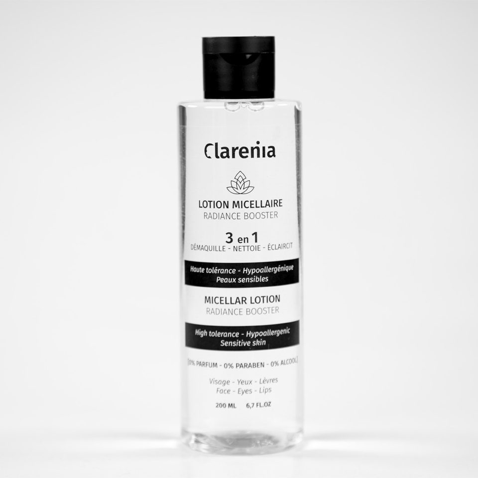 CLARENIA LOTION MICELLAIRE RADIANCE BOOSTER 3EN1 200ML