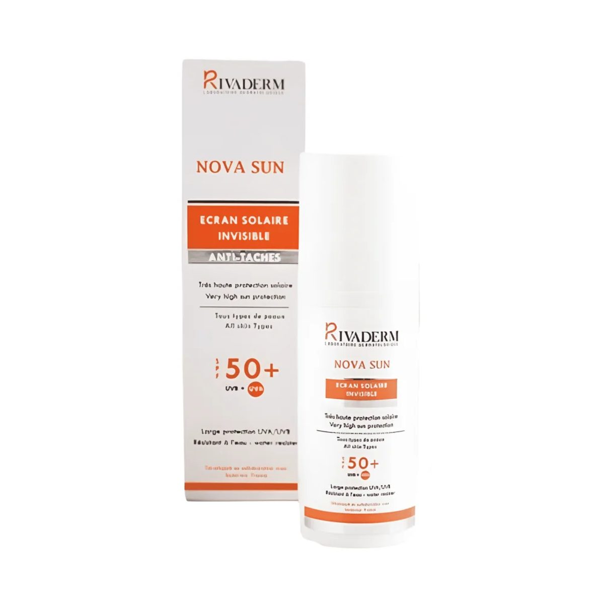 RIVADERM Nova Sun Écran Solaire Invisible SPF50+ 50 ml