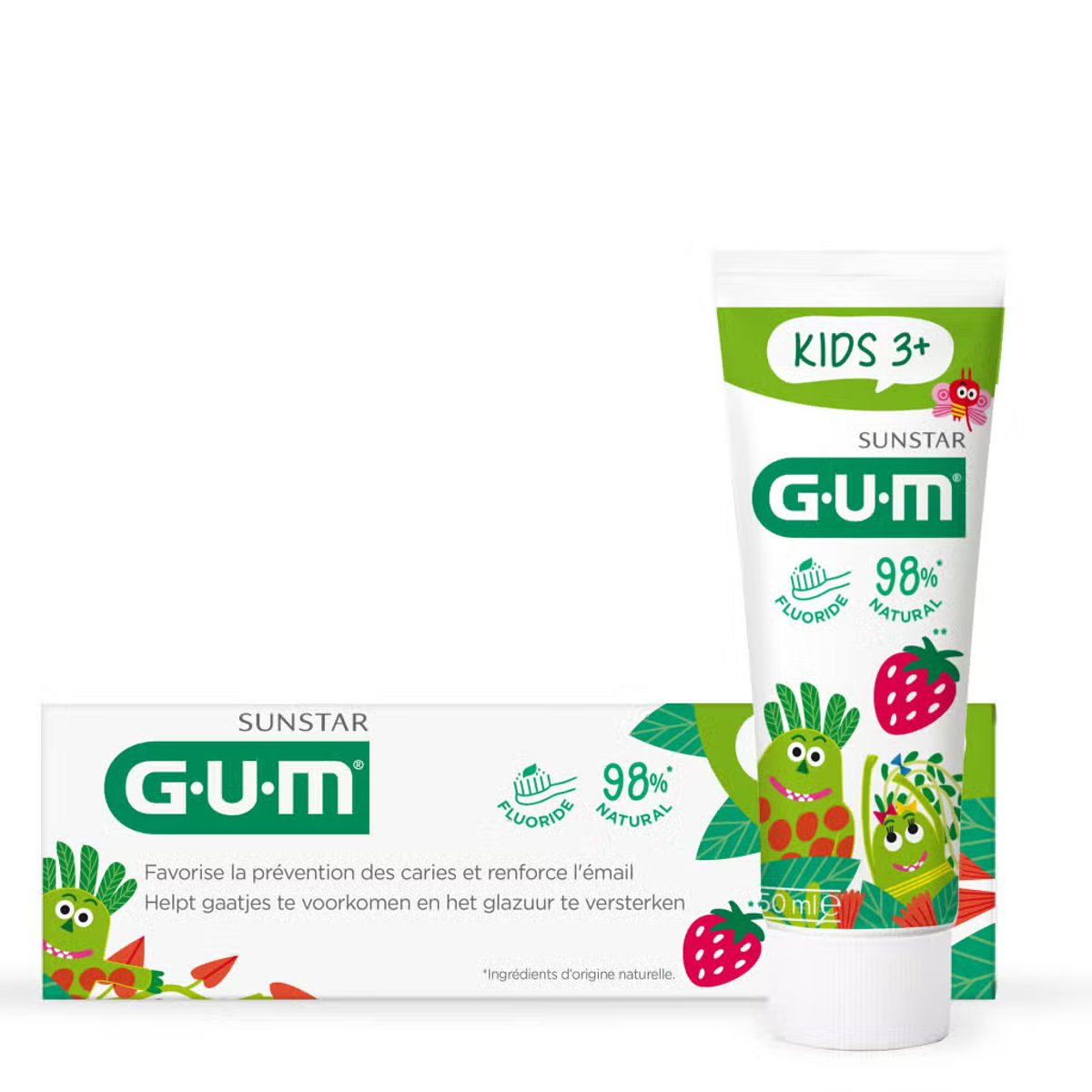 Gel Dentifrice GUM® KIDS 3 ans+  50 ml​