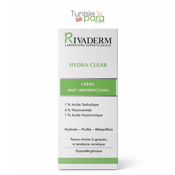 RIVADERM HYDRA CLEAR CREME ANTI IMPERFECTIONS 50GR