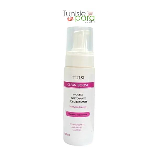 TULSI CLEAN BOOST MOUSSE NETTOYANTE ECLAIRCISSANTE 200ML