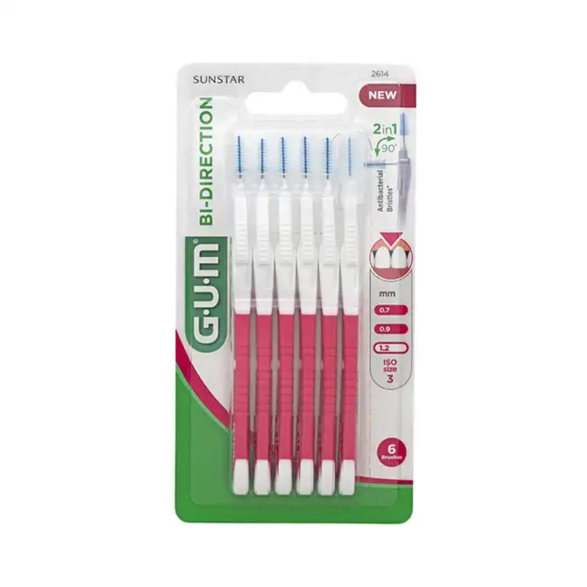 GUM Bi-Direction 1.2 Brossette