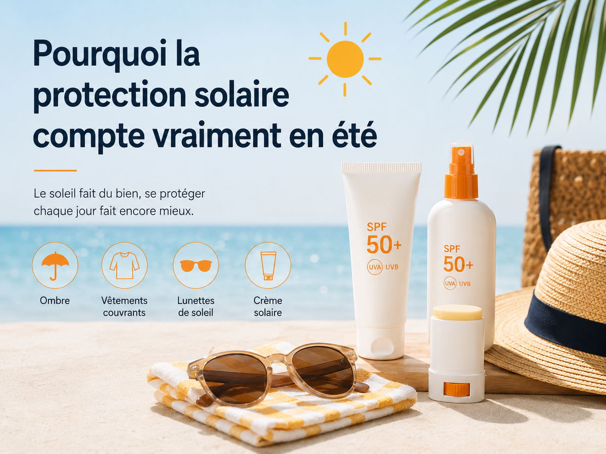 Pourquoi la protection solaire compte vraiment en été