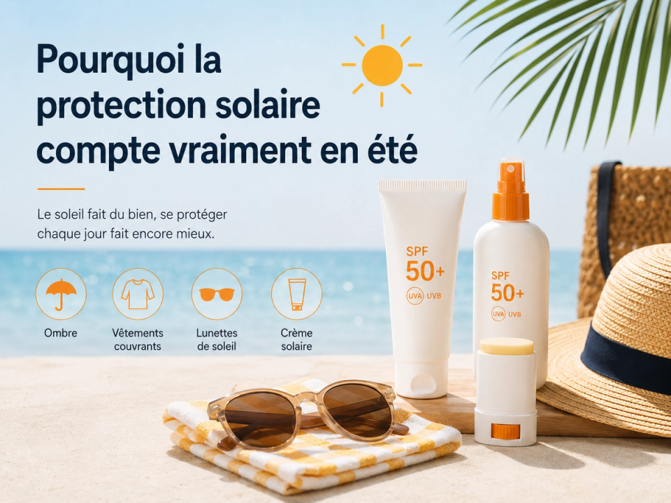 Pourquoi la protection solaire compte vraiment en été
