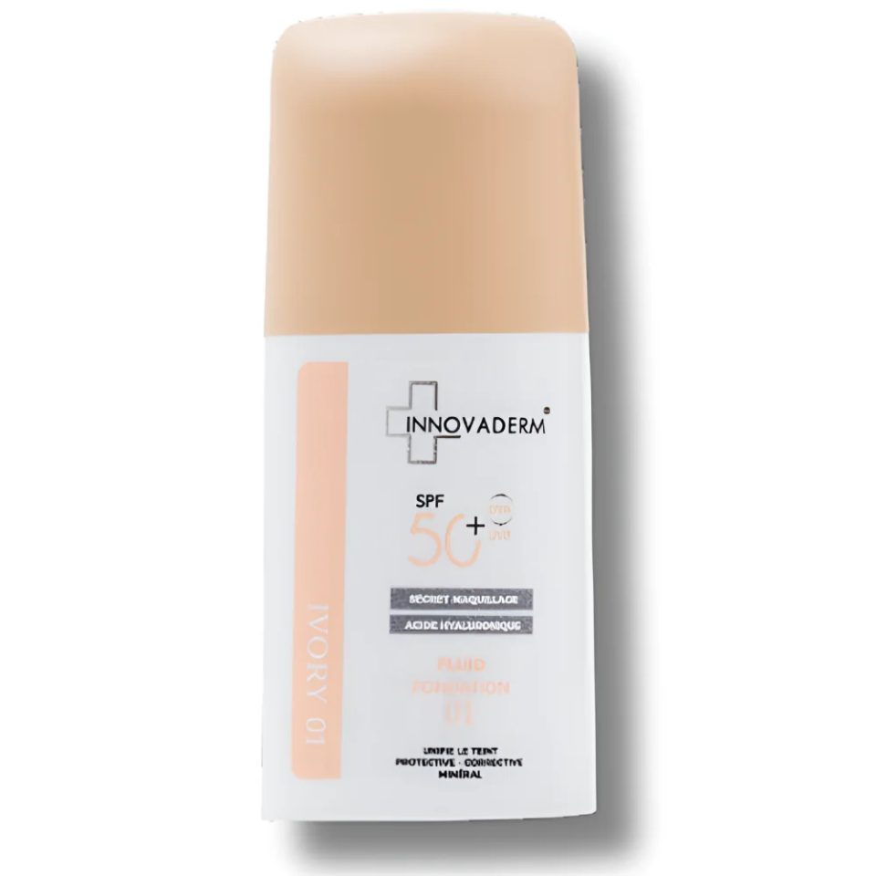 INNOVADERM  FOND DE TEINT FLUID MINÉRAL MEDIUM 1.5 SPF50+