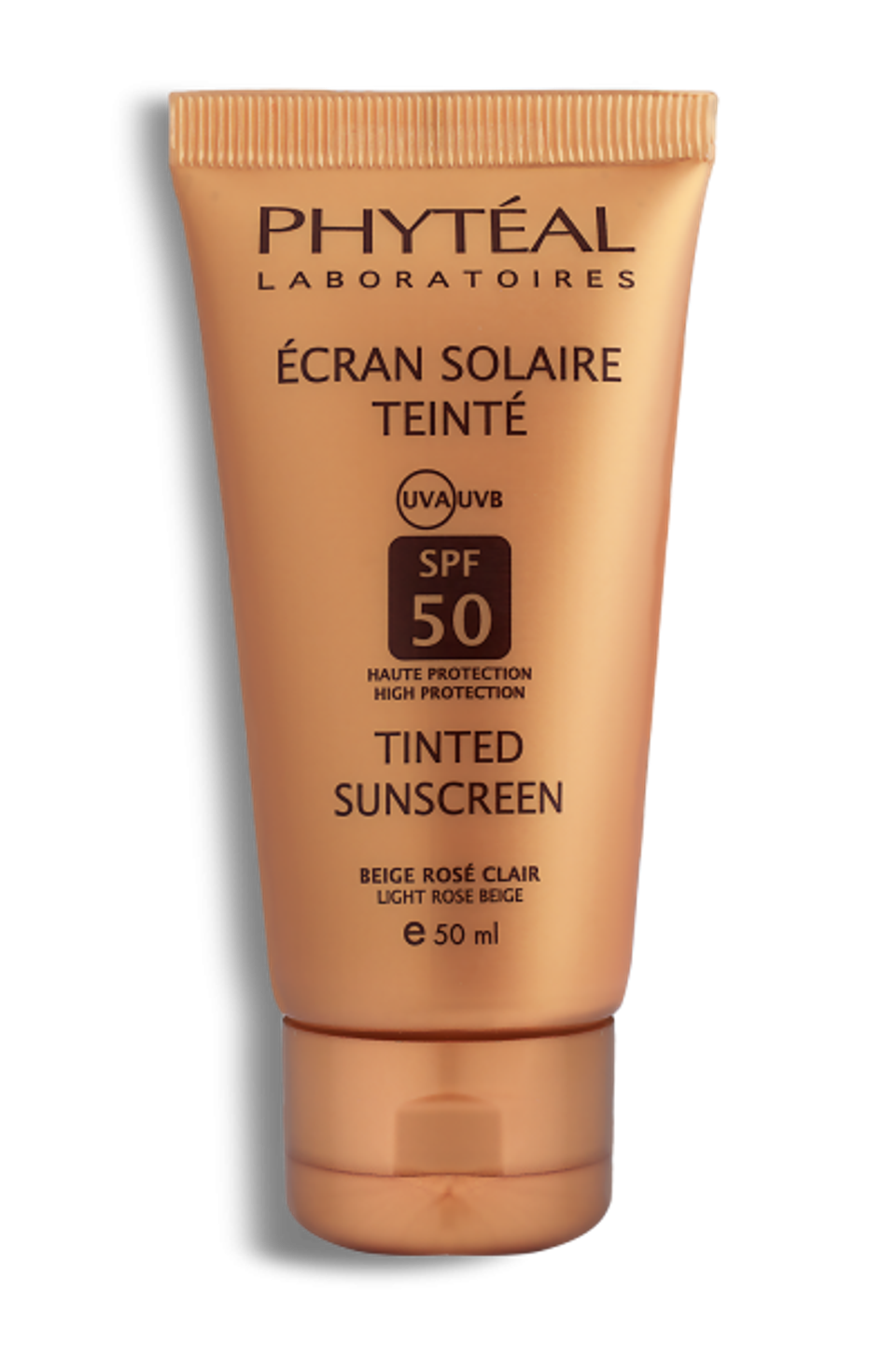 PHYTÉAL écran solaire teinté beige rosé clair SPF 50 UVA