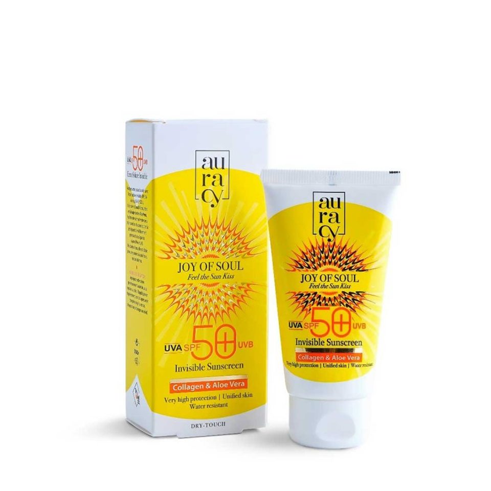 AURACY JOY OF SOUL ECRAN SOLAIRE INVISIBLE SPF 50+ 50GR