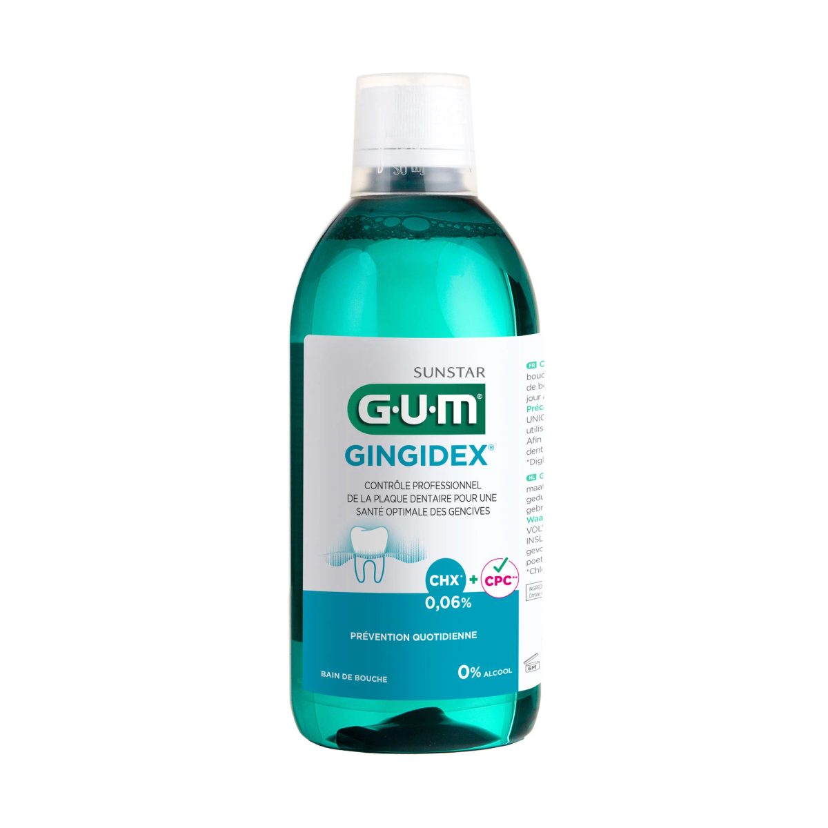 Bain de bouche GUM® GINGIDEX® 0,06%