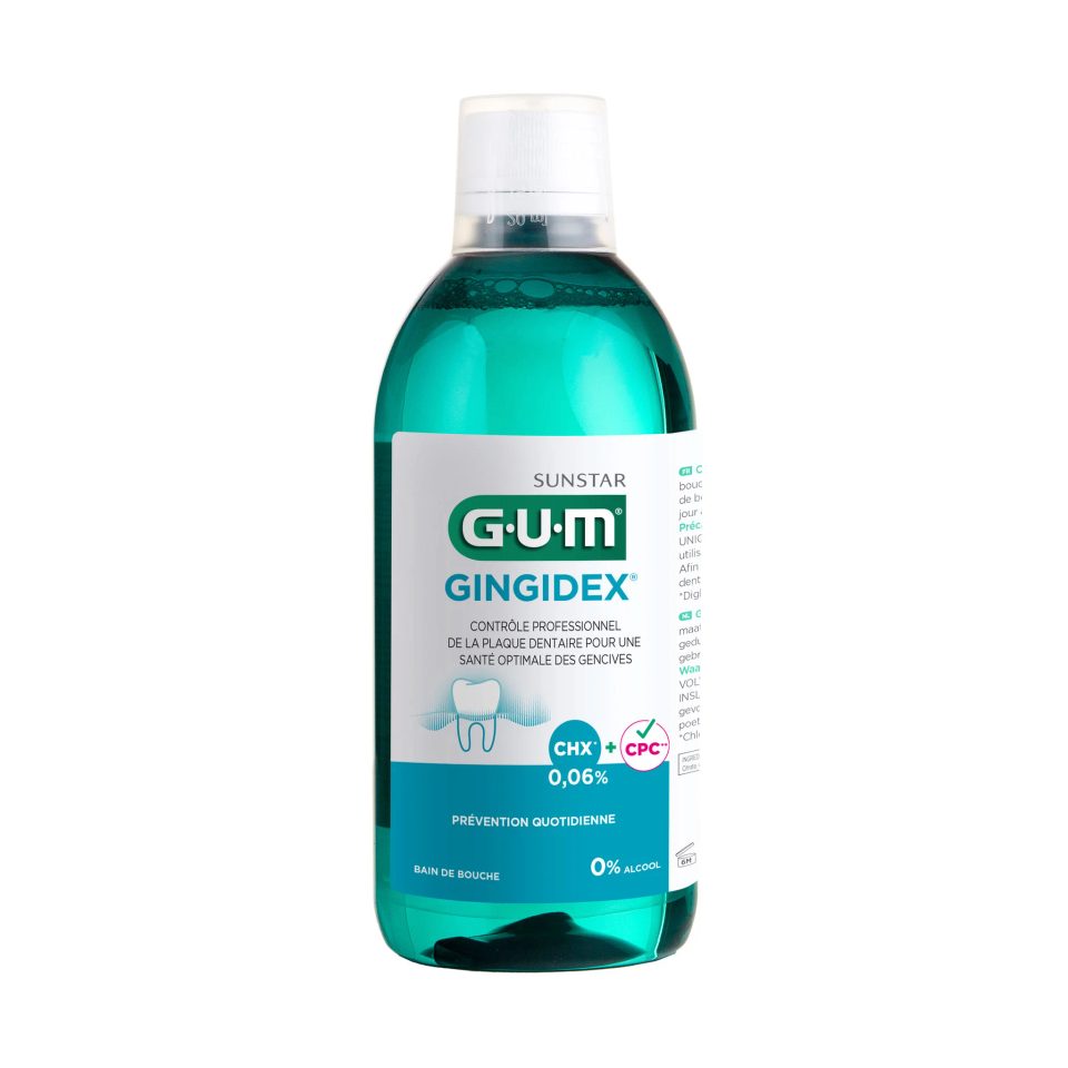 Bain de bouche GUM® GINGIDEX® 0,06%