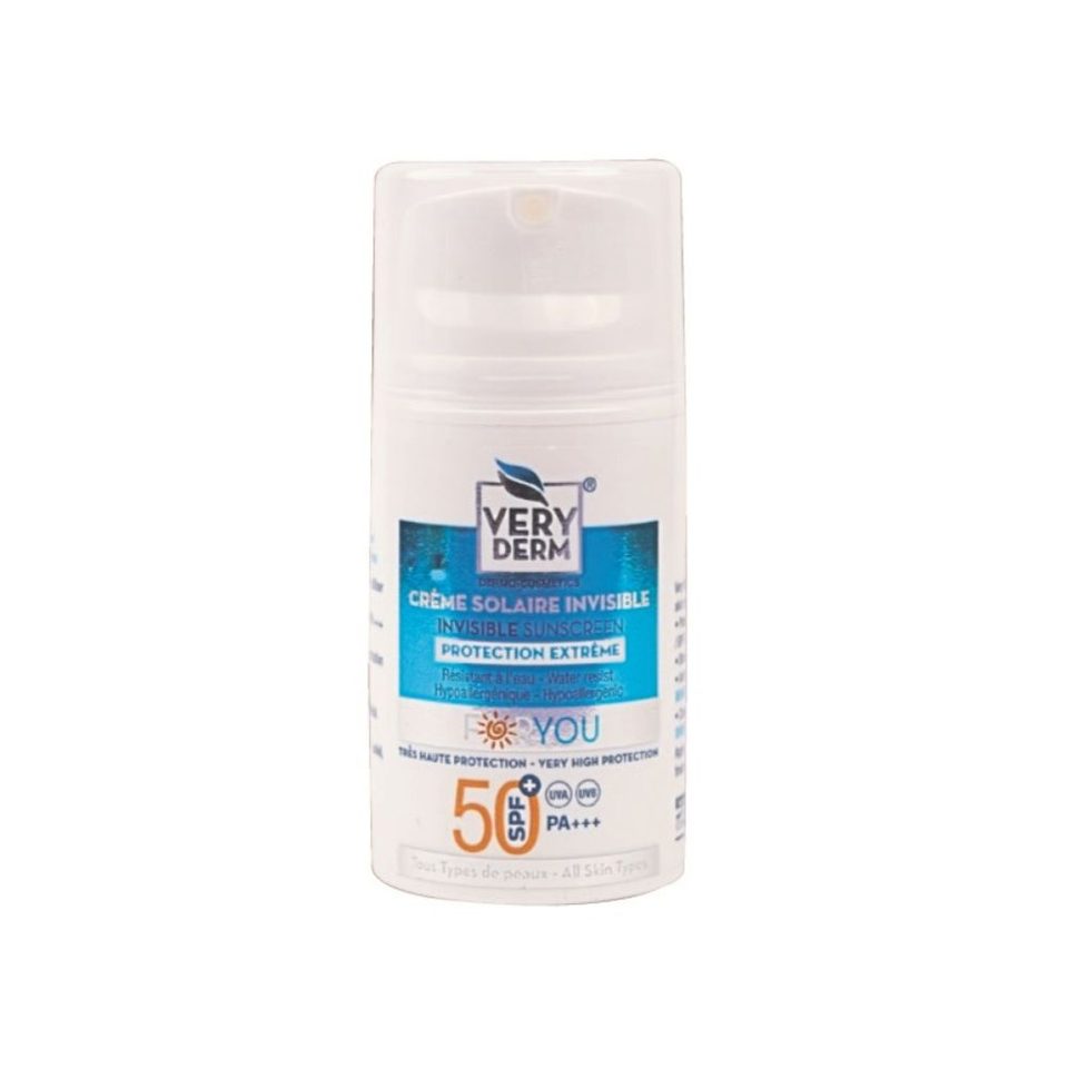 VERY DERM Crème Solaire Invisible SPF50+
