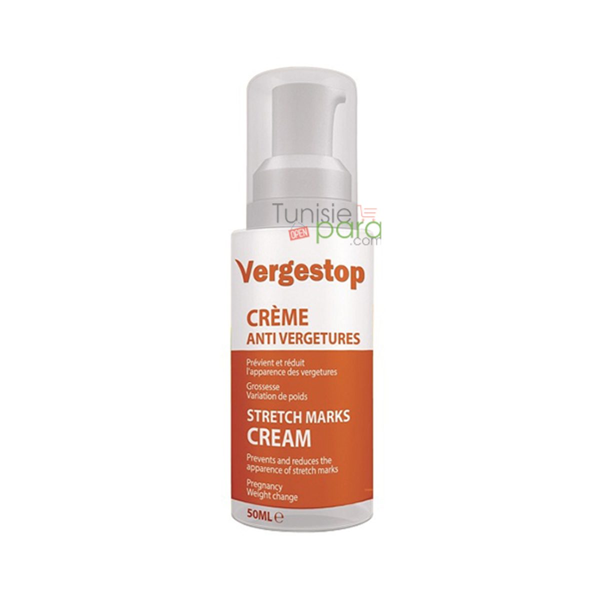 Vergestop Creme Anti Vergetures 50 ML