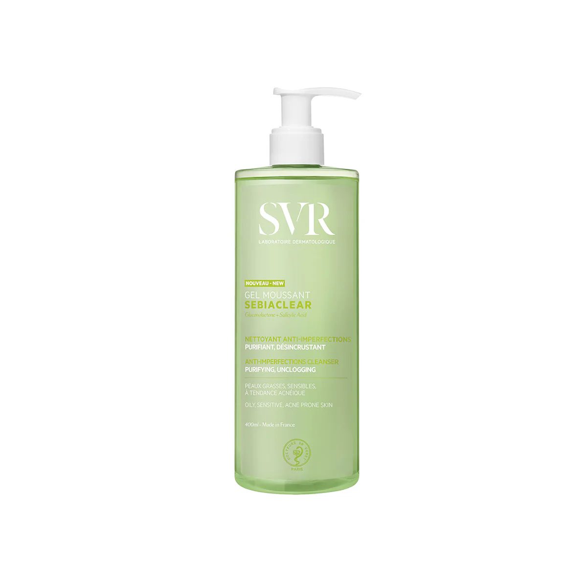 SVR SEBIACLEAR GEL Moussant 400 ML