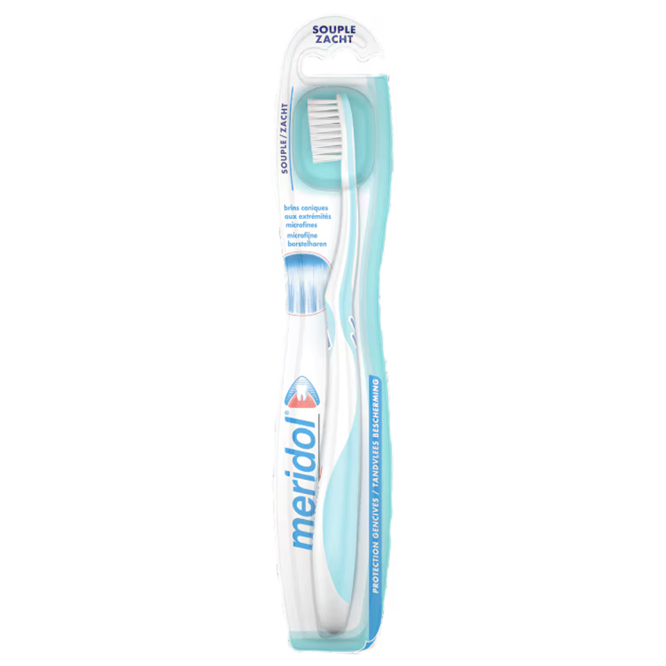 Brosse à dents meridol® Protection Gencives souple