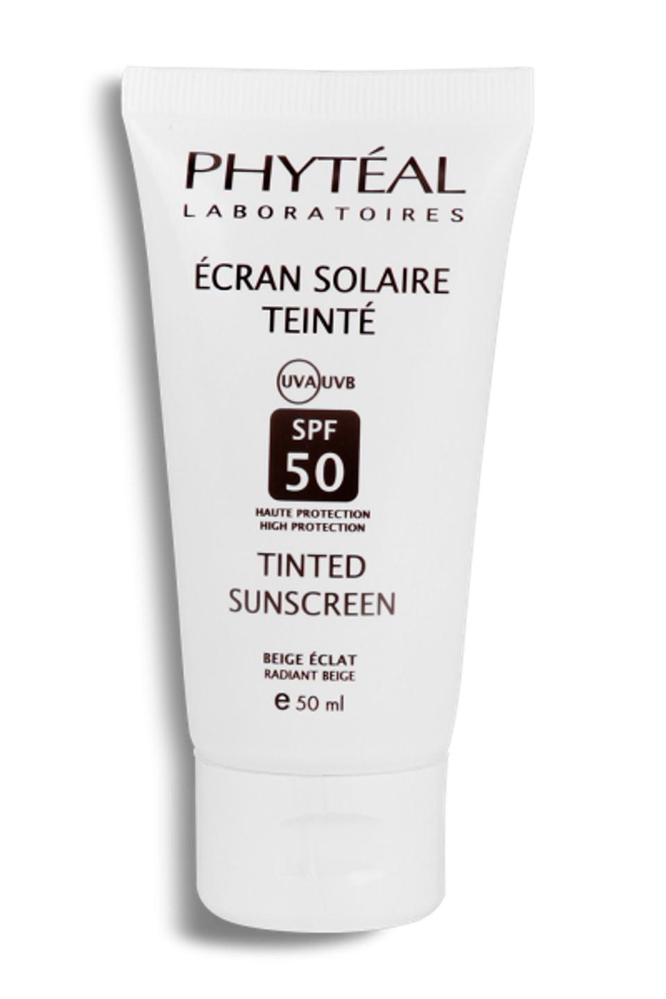 PHYTEAL - ECRAN SOLAIRE TEINTE BEIGE ECLAT SPF50+ 50ML
