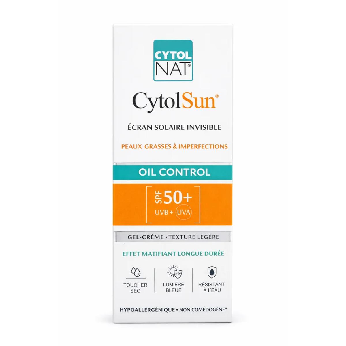 CYTOLNAT CYTOLSUN OIL CONTROL - ECRAN SOLAIRE INVISIBLE SPF50+ 50ML