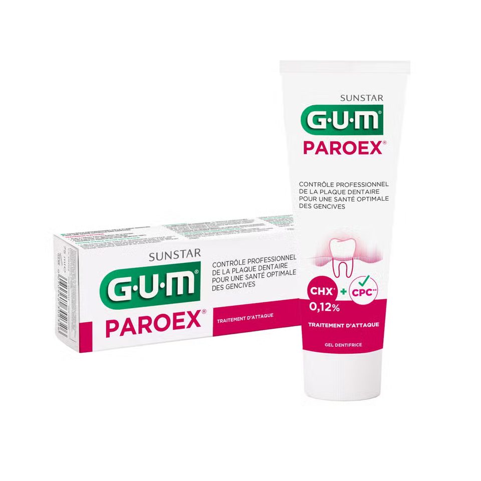 Dentifrice GUM® PAROEX® 0,12 % – 75 ml