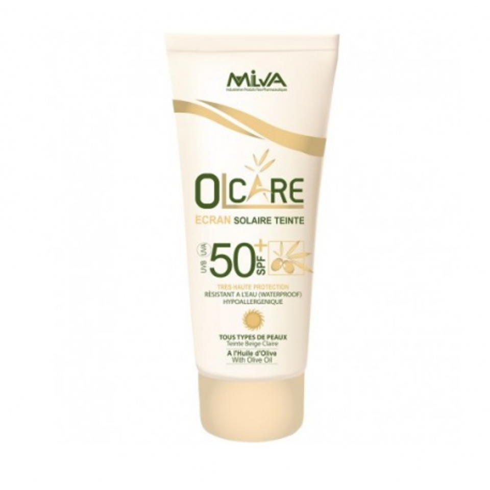 Olcare Ecran Solaire Teinté Beige Claire Spf50+ 50ml