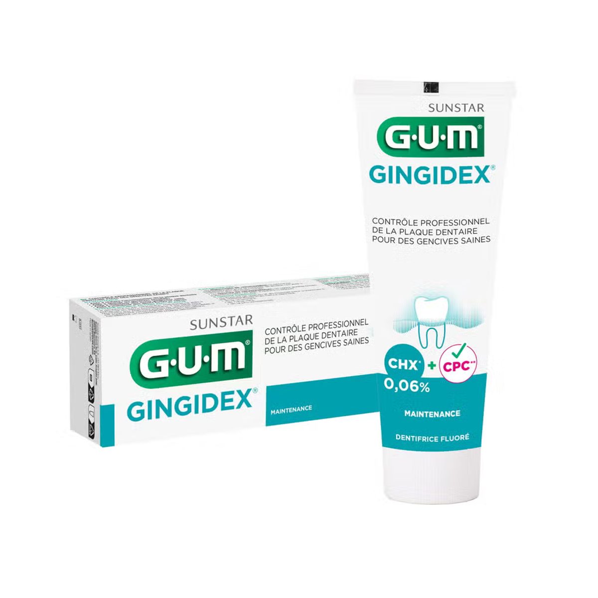Dentifrice GUM® GINGIDEX® 0,06 % – 75 ml