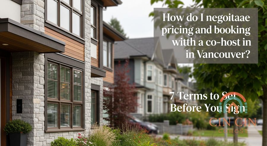 How do I negotiate pricing and booking windows with a co-host in Vancouver? 7 Terms to Set Before You Sign — CinCin YVR CoHost