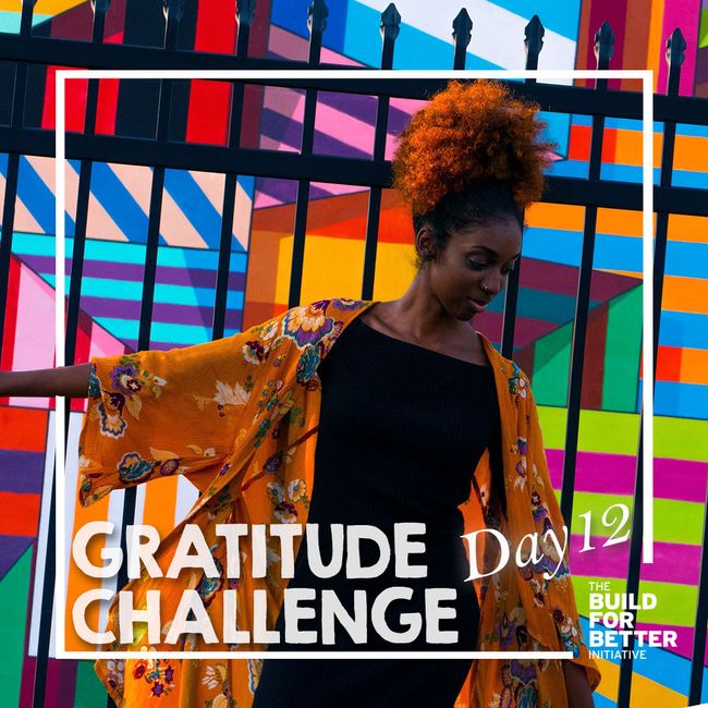 Gratitude Challenge Day 12