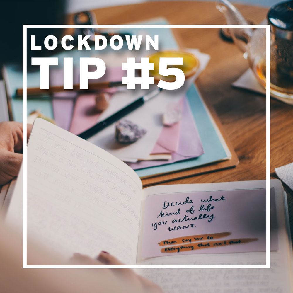 Lockdown Tip#5 - Beyond the curve - prioritise