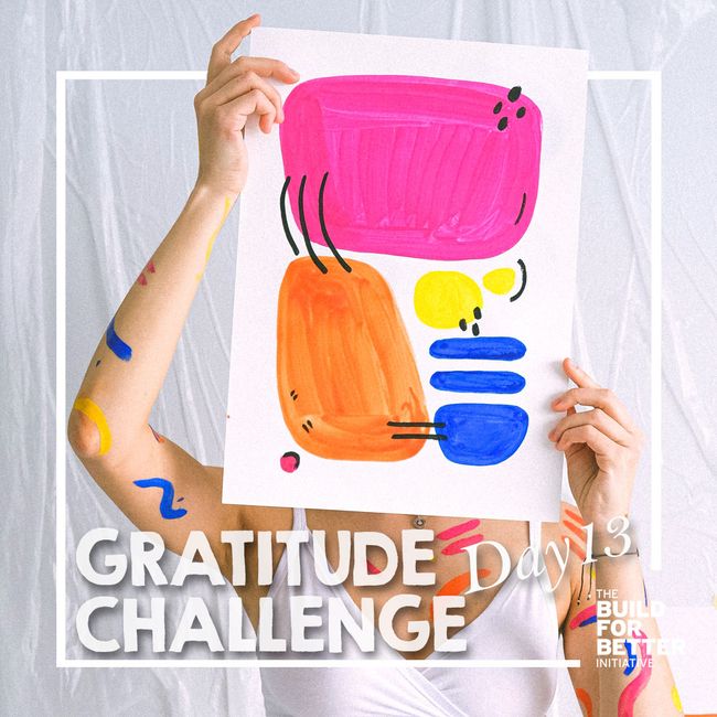 Gratitude Challenge Day 13