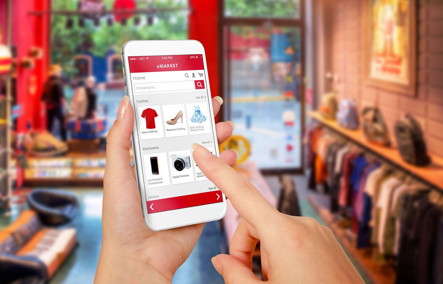 phone with online shop