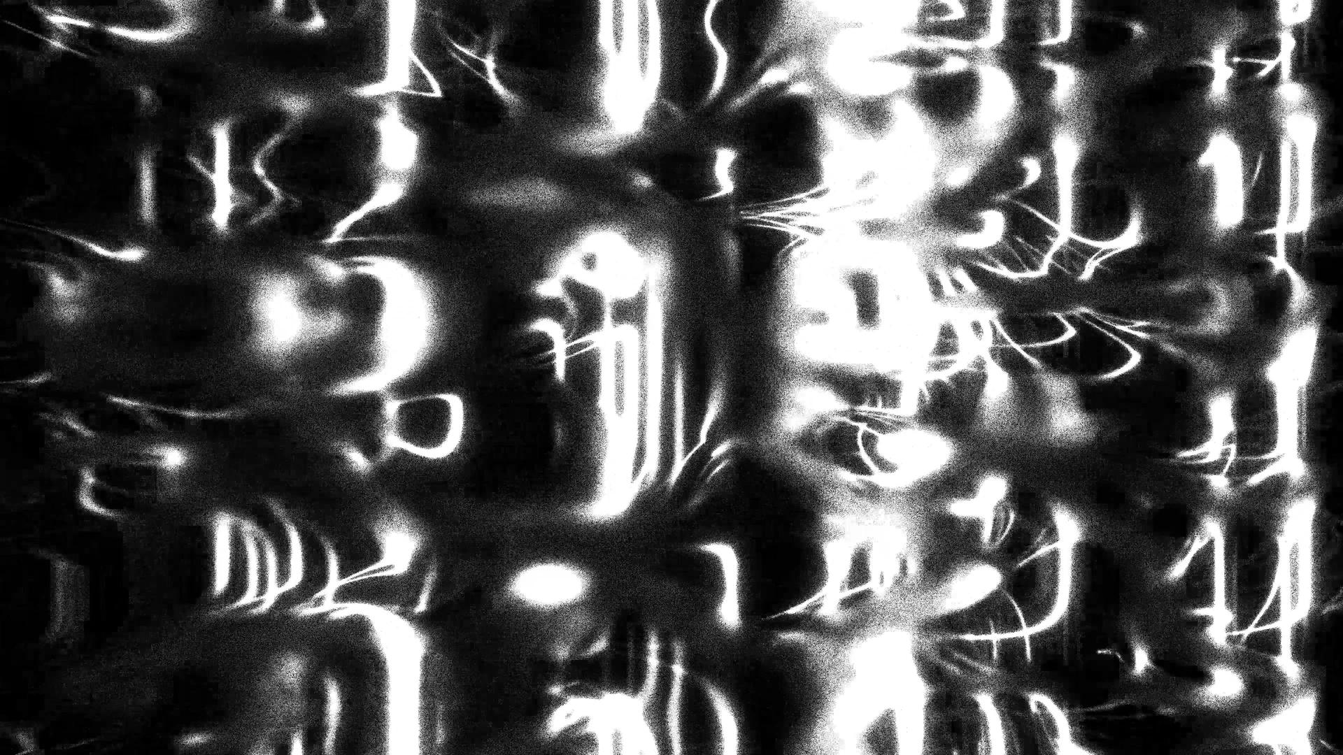 Black and white pattern with a liquid effect