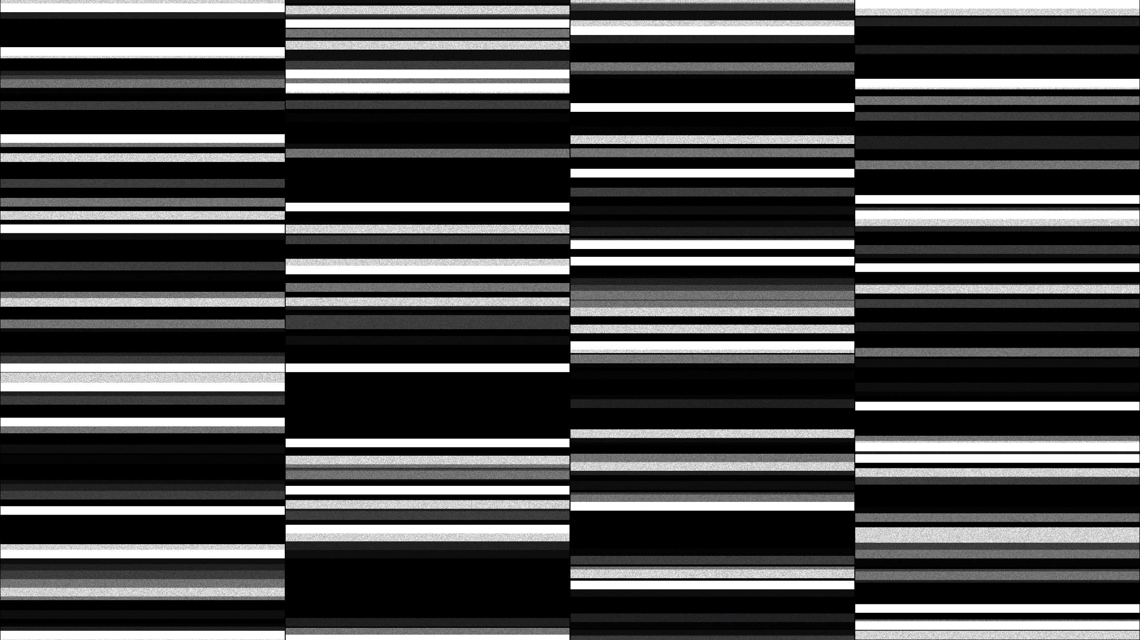 Horizontal pattern of black and white strips with a noisy texture