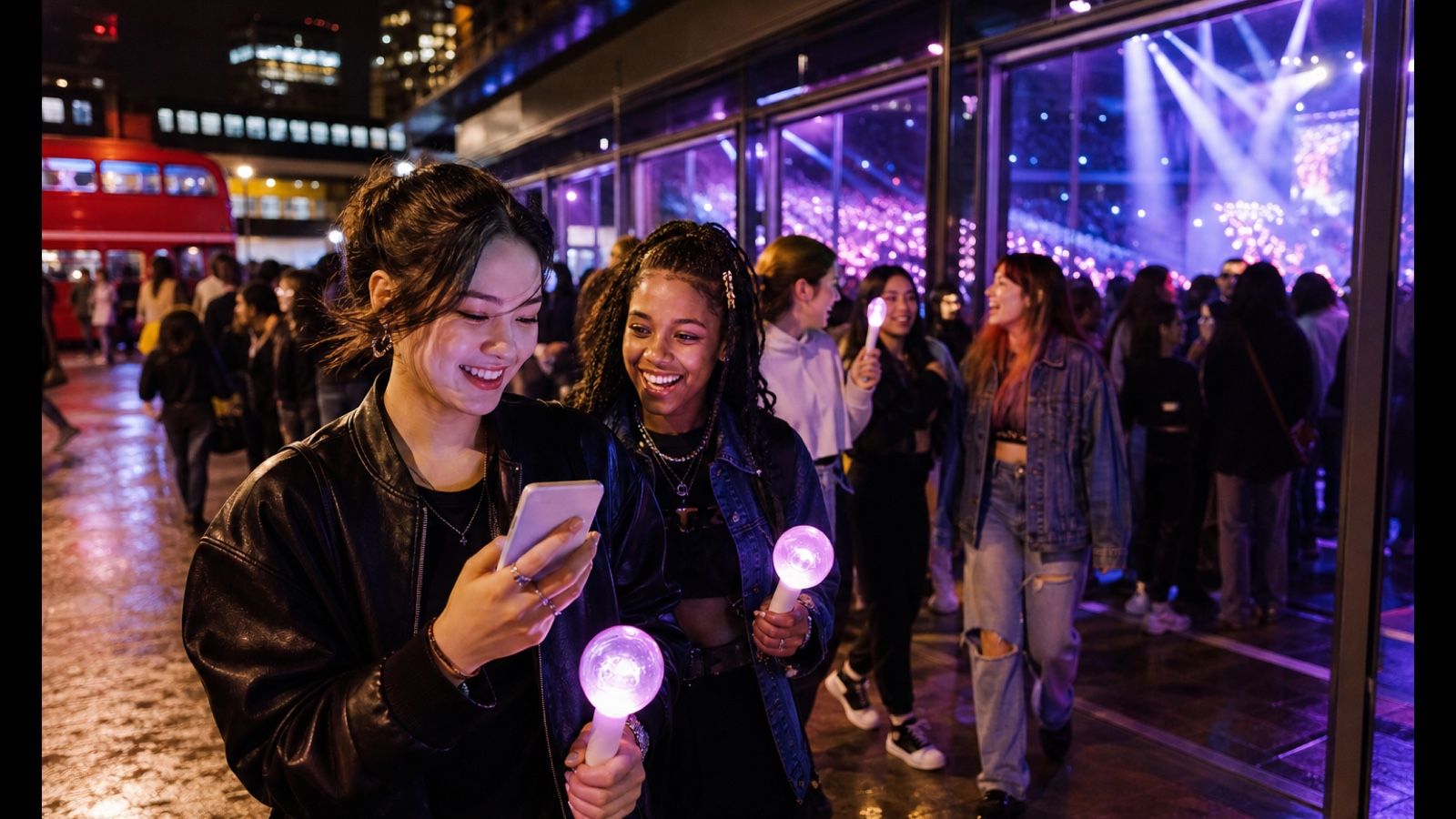 Immagine editoriale di SEOULVERSE per «Concerti a Londra: mettete North Greenwich sulla mappa K-pop».