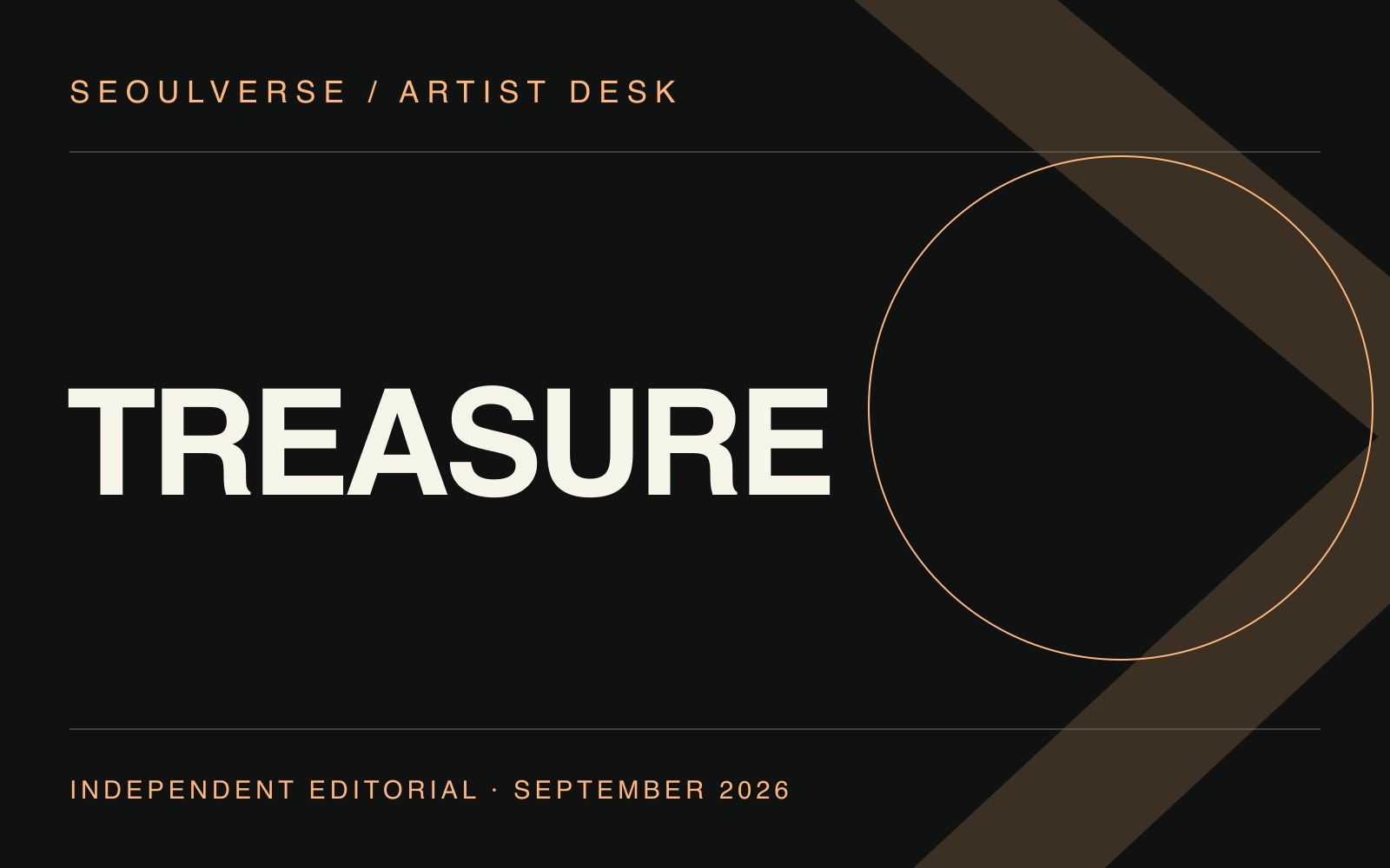 Immagine editoriale di SEOULVERSE per «TREASURE: dieci membri e un percorso NEW WAV nel gruppo».
